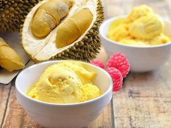 Durian ice-cream